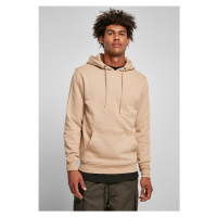 Pánská mikina // Urban Classics Basic Terry Hoody unionbeige