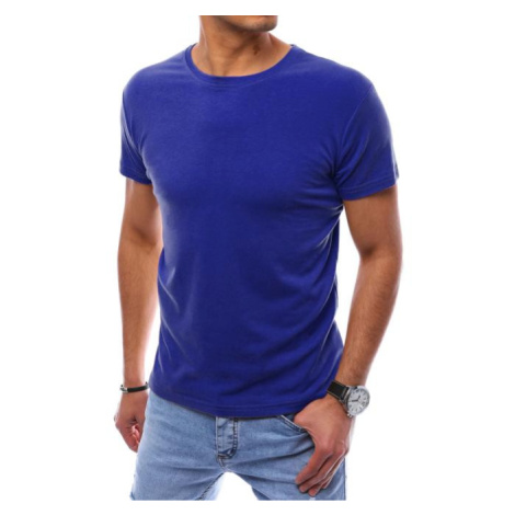 Pánské modré triko s krátkým rukávem DStreet