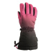 Dětské lyžařské rukavice Relax PUZZY - černo-růžová
