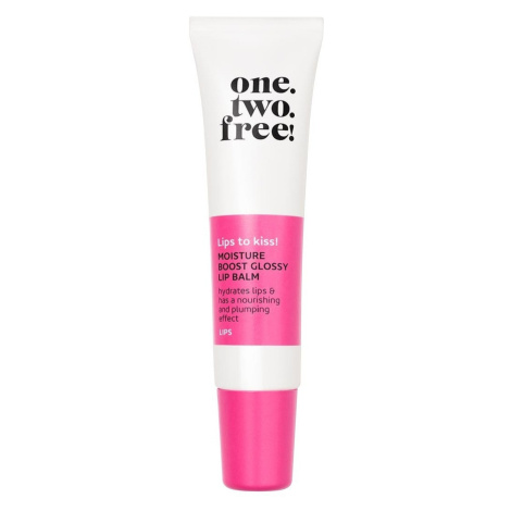 One.two.free! - Moisture Boost Glossy Lip Balm Balzámy na rty 13 g Světle hnědá unisex