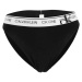 Calvin Klein FADED GLORY-HIGH LEG TANGA Dámské kalhotky, černá, velikost
