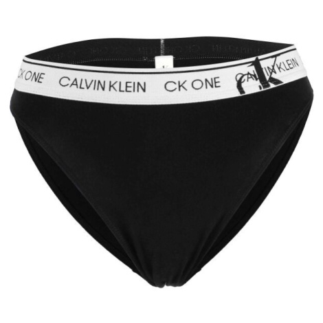 Calvin Klein FADED GLORY-HIGH LEG TANGA Dámské kalhotky, černá, velikost