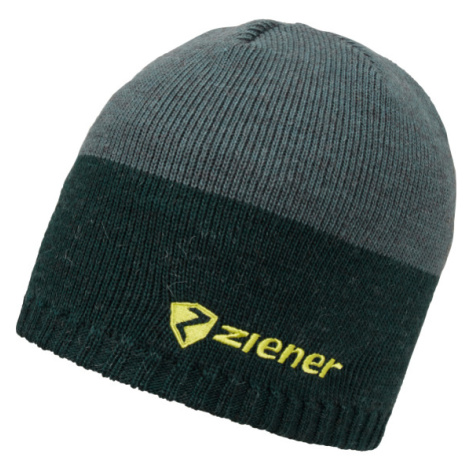 ZIENER-IRUNO hat, spruce green Zelená 52/58cm 22/23