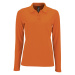 SOĽS Perfect Lsl Women Dámské polo triko dlouhý rukáv SL02083 Orange