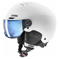 UVEX Rocket Junior Visor White/Black Mat Lyžařská helma