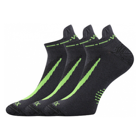 3PACK ponožky VoXX tmavě šedé (Rex 10) XL