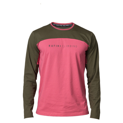 Rafiki Pitone Pánské tričko dlouhý rukáv 10025548RFX earth red/rosin