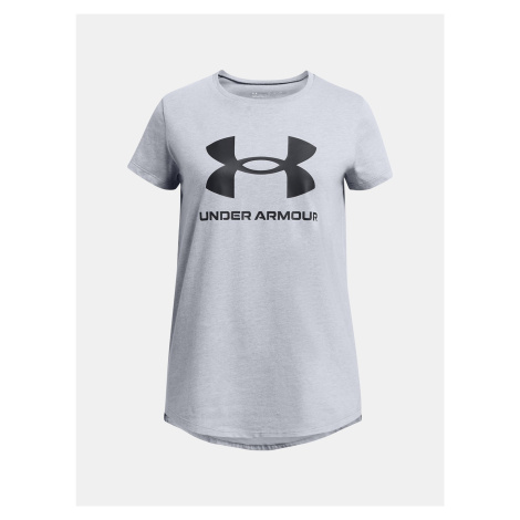 Under Armour Tričko UA G SPORTSTYLE LOGO SS-GRY - Holky