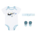 Nike floral girls 3 pc mini me set 0-6m