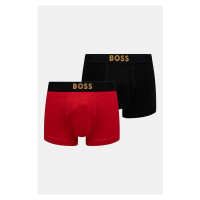 Bavlněné boxerky BOSS 2-pack červená barva, 50524544