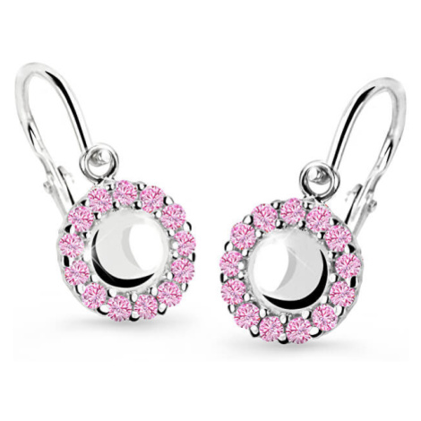 Cutie Jewellery Dětské náušnice z bílého zlata C2750-10-X-2 světle zelená