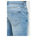 Pánské džínové šortky BLEND Scratches Twister fit art. 20711771 - Světle modrá