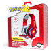 OTL PRO G5 drátová herní sluchátka s motivem Pokémon červená