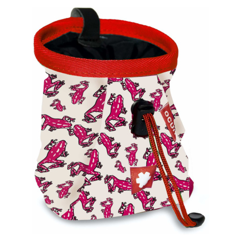Pytlík Ocún Lucky Kid + pásek Ocún Chalk Bag Belt Barva: růžová/bílá