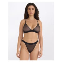 Organic Basics Mesh Triangle Bralette Black