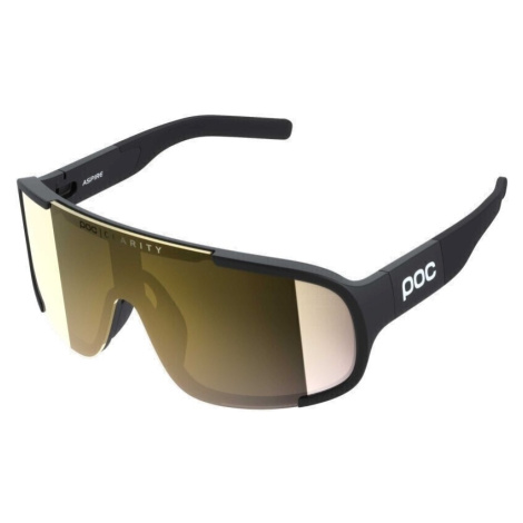 POC Aspire Uranium Black/Clarity Road Gold Mirror Cyklistické brýle