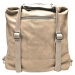 Velký světle hnědý kabelko-batoh s kapsou