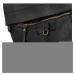 Městský dámský koženkový batoh s překlopem Sidney, černá