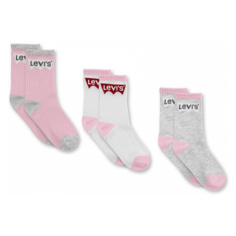 Dětské ponožky Levi's růžová barva Levi´s