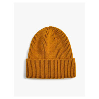 Koton Basic Knit Beanie with Folding Detail