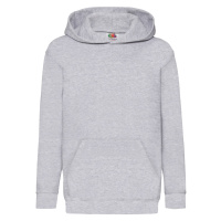 Grey children's sweatshirt Classic kangaroo Fruit of the Loom