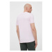 Tričko Karl Lagerfeld růžová barva, s potiskem