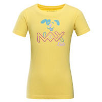 Dětské bavlněné triko nax NAX LIEVRO aspen gold varianta pa