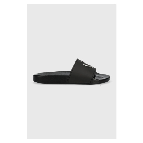 Pantofle Polo Ralph Lauren Polo Slide černá barva, 809892947007