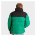 Obojstranní Zimní bunda Karl Kani Retro Block Reversible Puffer Jacket green/black/white