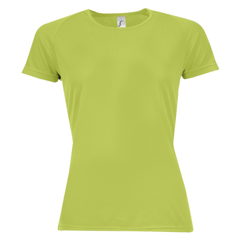 SOĽS Sporty Women Dámské funkční triko SL01159 Apple green SOL'S