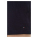 Kraťasy Tommy Hilfiger dámské, tmavomodrá barva, vzorované, high waist
