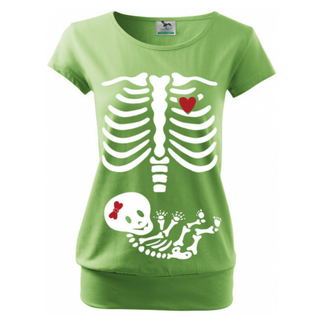 Tričko pro budoucí maminky kostřička děvčátko BezvaTriko
