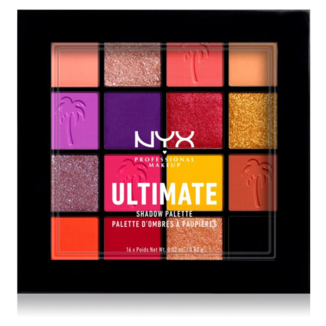 NYX Professional Makeup Ultimate Shadow Palette paletka očních stínů odstín  13 - Festival 16 x 0 | Modio.cz