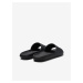 Černé dámské pantofle Lacoste Croco Slide