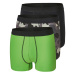 PARKSIDE® Pánské boxerky, 3 kusy (černá/zelená)