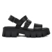 Sandály Altercore SUSIE VEGAN dámské, černá barva, na platformě