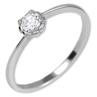 Brilio Silver Stříbrný prsten s krystalem 426 001 00538 04