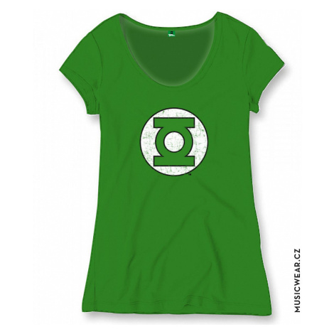 Green Lantern tričko, Green Logo, dámské TimeCity