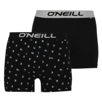O'Neill LOGO PLAIN 2-PACK Pánské boxerky, černá, velikost
