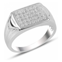 OLIVIE Pánský stříbrný prsten 3731