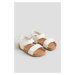 H & M - Sandály's kotníkovým páskem - bílá