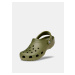 Khaki pánské pantofle Crocs Classic