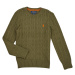 Polo Ralph Lauren LS CABLE CN-TOPS-SWEATER Khaki