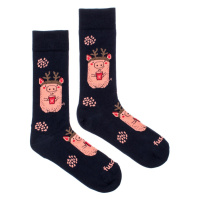 Ponožky Prasátko v zimě Fusakle