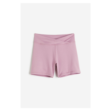 H & M - Sportovní šortky hotpants z materiálu SoftMove™ - růžová H&M