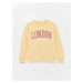 LC Waikiki Crew Neck Printed Long Sleeve Girl's Sweatshirt