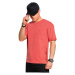 Ombre Pánské basic tričko Herman červená Červená