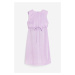 H & M - MAMA Šaty's vázacím páskem - fialová
