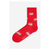 H & M - Ponožky's motivem - červená