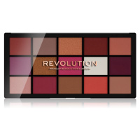 Makeup Revolution Reloaded paleta očních stínů odstín Red Alert 15x1,1 g